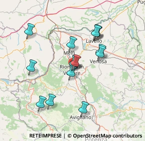 Mappa Zona Artigianale, 85028 Rionero In Vulture PZ, Italia (14.47571)