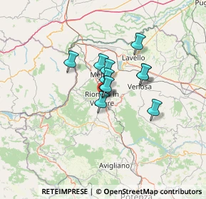Mappa Zona Artigianale, 85028 Rionero In Vulture PZ, Italia (8.76636)