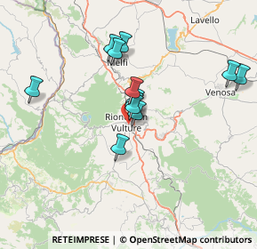 Mappa Zona Artigianale, 85028 Rionero In Vulture PZ, Italia (6.37417)