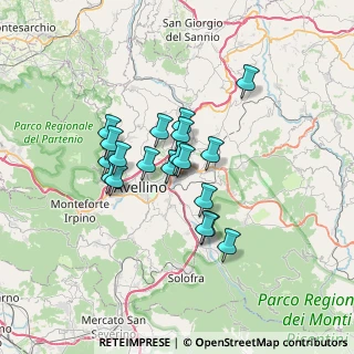 Mappa Via Circumvallazione, 83042 Atripalda AV, Italia (5.49053)