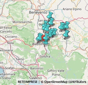 Mappa Via Circumvallazione, 83042 Atripalda AV, Italia (9.64111)
