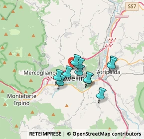 Mappa Via Michele Lenzi, 83100 Avellino AV, Italia (2.57636)