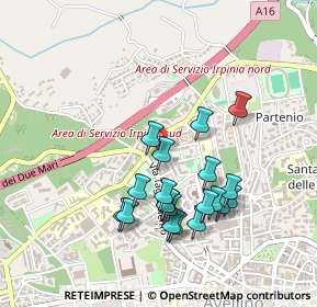 Mappa Via Michele Lenzi, 83100 Avellino AV, Italia (0.466)