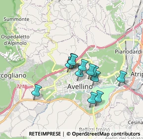 Mappa Via Michele Lenzi, 83100 Avellino AV, Italia (1.39)
