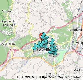 Mappa Via Michele Lenzi, 83100 Avellino AV, Italia (1.11462)