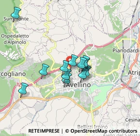 Mappa Via Michele Lenzi, 83100 Avellino AV, Italia (1.41667)