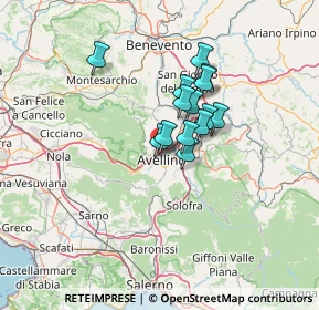 Mappa Via Michele Lenzi, 83100 Avellino AV, Italia (9.62214)