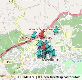 Mappa Via Michele Lenzi, 83100 Avellino AV, Italia (0.715)