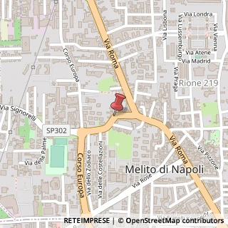 Mappa Via Casamartino, 17, 80017 Melito di Napoli, Napoli (Campania)