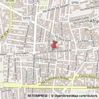 Mappa Corso Vittorio Emanuele III, 75, 80021 Afragola, Napoli (Campania)