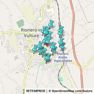 Mappa Via Capitano D'Angelo, 85028 Rionero In Vulture PZ, Italia (0.2705)