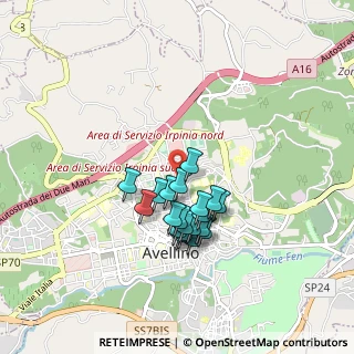 Mappa Via Alfredo Amatucci, 36072 Avellino AV, Italia (0.7585)