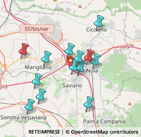 Mappa Via Menichini Abate, 80039 Saviano NA, Italia (3.58538)