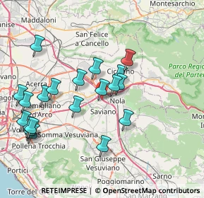 Mappa Via Menichini Abate, 80039 Saviano NA, Italia (8.632)