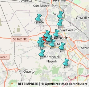 Mappa Via della Libertà, 80100 Villaricca NA, Italia (2.70083)