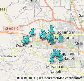 Mappa Via della Libertà, 80100 Villaricca NA, Italia (1.40706)