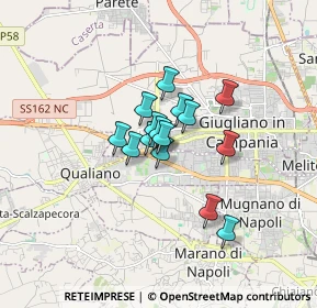 Mappa Via della Libertà, 80100 Villaricca NA, Italia (1.07933)