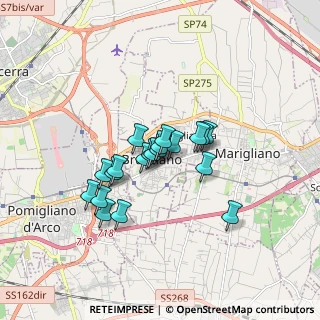 Mappa Via Milano, 80031 Brusciano NA, Italia (1.3025)