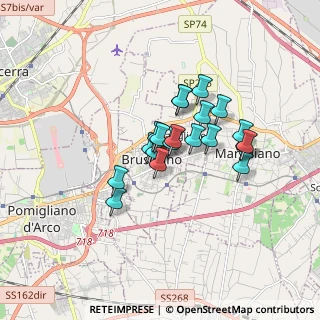 Mappa Via Milano, 80031 Brusciano NA, Italia (1.278)