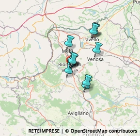 Mappa 85028 Rionero in Vulture PZ, Italia (8.84)