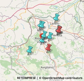Mappa 85028 Rionero in Vulture PZ, Italia (9.95182)