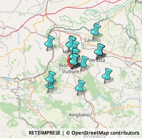 Mappa 85028 Rionero in Vulture PZ, Italia (9.02167)