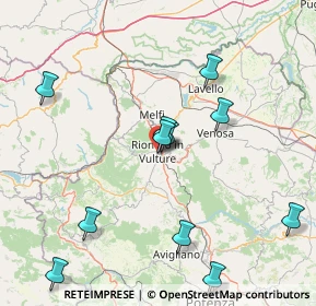 Mappa 85028 Rionero in Vulture PZ, Italia (18.73545)