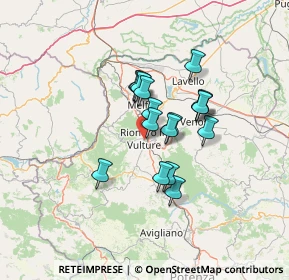 Mappa 85028 Rionero in Vulture PZ, Italia (10.29176)