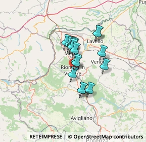 Mappa 85028 Rionero in Vulture PZ, Italia (9.61588)