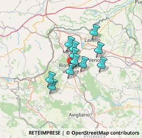 Mappa 85028 Rionero in Vulture PZ, Italia (9.07909)