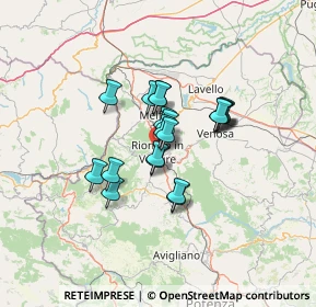 Mappa 85028 Rionero in Vulture PZ, Italia (9.5865)