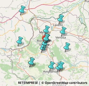 Mappa 85028 Rionero in Vulture PZ, Italia (14.57063)