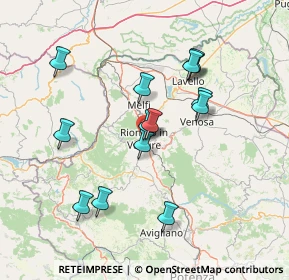 Mappa 85028 Rionero in Vulture PZ, Italia (14.48643)