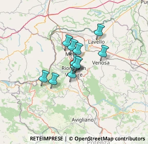 Mappa 85028 Rionero in Vulture PZ, Italia (8.23727)