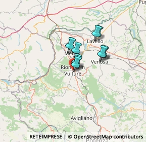 Mappa 85028 Rionero in Vulture PZ, Italia (8.83909)