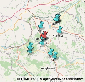 Mappa 85028 Rionero in Vulture PZ, Italia (11.72667)