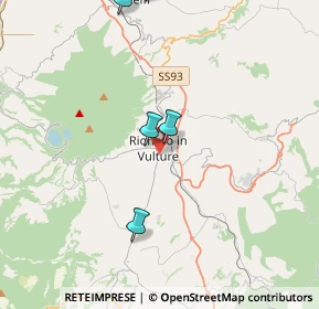 Mappa 85028 Rionero in Vulture PZ, Italia (6.71417)