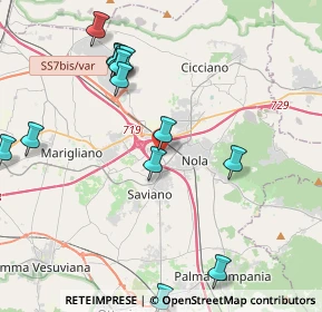 Mappa Via Circumvallazione, 80039 Nola NA, Italia (5.02143)