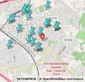 Mappa Via A. Vespucci, 80035 Nola NA, Italia (0.533)
