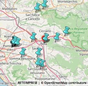 Mappa Via Amerigo Vespucci, 80035 Nola NA, Italia (9.237)