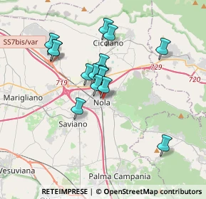 Mappa Via A. Vespucci, 80035 Nola NA, Italia (3.216)