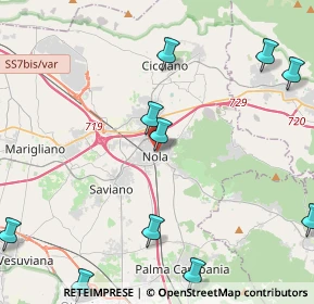 Mappa Via Amerigo Vespucci, 80035 Nola NA, Italia (6.37091)