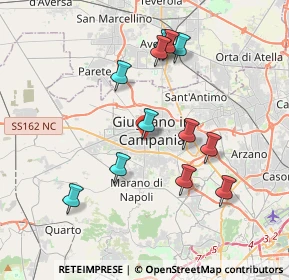 Mappa Via Cupa Sant'Antonio, 80010 Villaricca NA, Italia (3.89917)