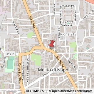 Mappa Via Roma, 329, 80017 Melito di Napoli, Napoli (Campania)