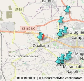 Mappa Via Traiano, 80019 Qualiano NA, Italia (2.46)