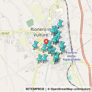 Mappa Via Trento, 85028 Rionero in Vulture PZ, Italia (0.335)