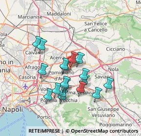 Mappa Via Nino Bixio, 80030 Castello di Cisterna NA, Italia (6.49056)