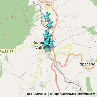 Mappa Via Alberto Mario, 85028 Rionero in Vulture PZ, Italia (0.75182)
