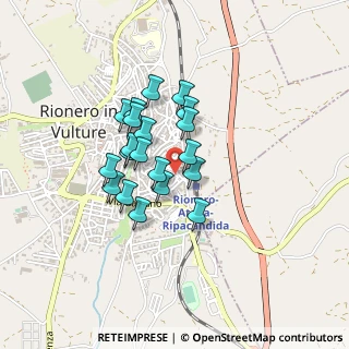 Mappa Via Alberto Mario, 85028 Rionero in Vulture PZ, Italia (0.336)