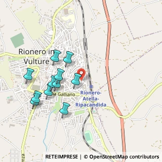 Mappa Via Alberto Mario, 85028 Rionero in Vulture PZ, Italia (0.51182)